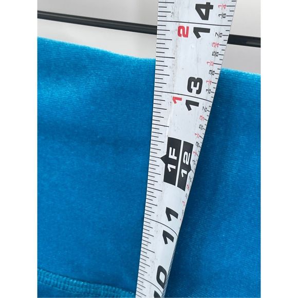 Lilly Pulitzer Legging Women‎ Small Blue Velour Weekender High Rise Pockets New - Picture 9 of 13